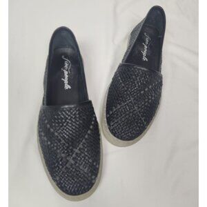 Free People Women's Sz. 39/8.5 Black Santorini Slip On Shoes NWOT